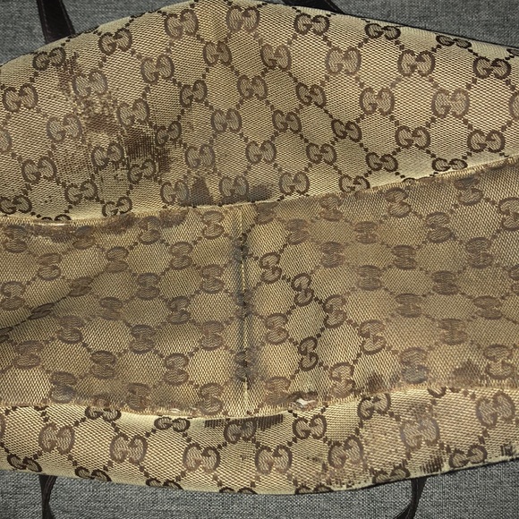 GUCCI Monogram Medium Abbey Shoulder Bag Brown - Picture 12 of 12